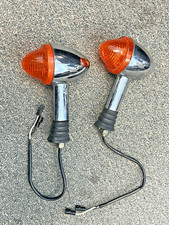 Triumph Bonneville motorcycle front indicators set pair