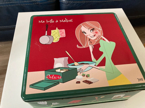 Boîte publicitaire delacre - boîte,