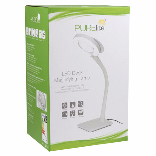 Lampe loupe purelite bureau - loupe, :