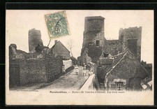 CPA Mondoubleau, Ruines de l´ancien Chateau, les trois tours 