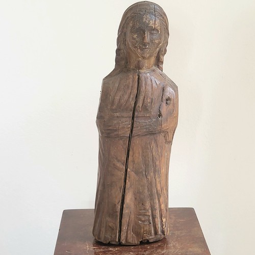 Ancienne vierge marie bois - marie,