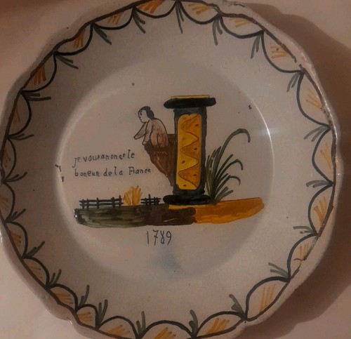 Rare assiette revolutionnaire - ,