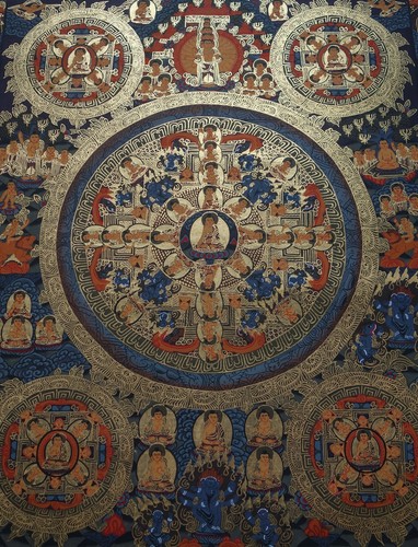 Tibet peinture thangka - peinture,