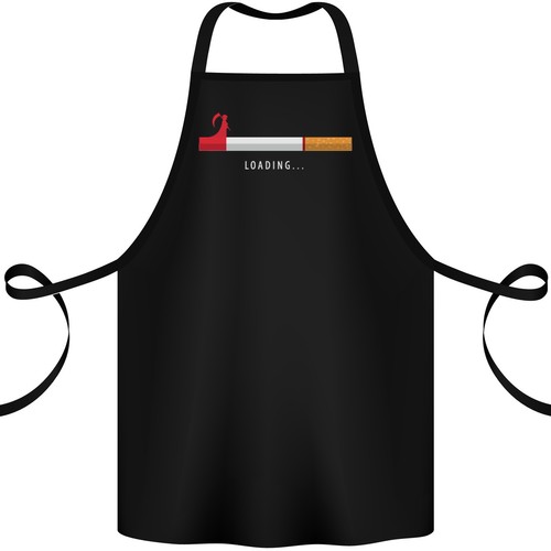 Tablier coton anti - en, anti-fumeur