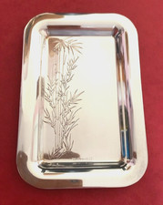 Christofle , Plateau/Vide Poche " Herbier  "  Pièce Collector  " Édition limitée