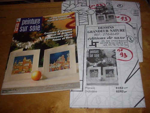 Revue peinture sur soie 93 - peinture,
