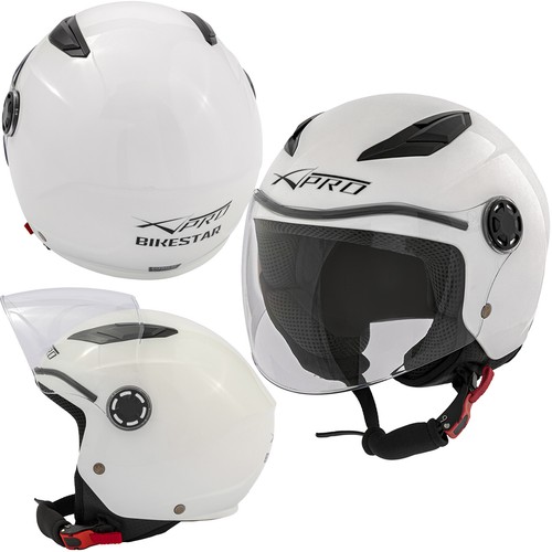 Casque jet moto scooter - casque,