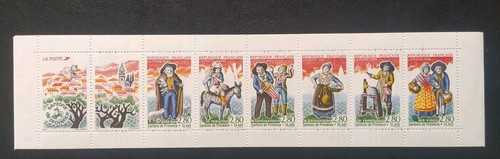 Carnet timbres santons de - santons,