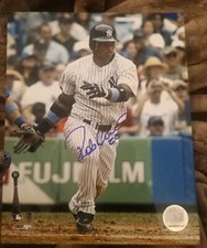 ROBINSON CANO SIGNED 8X10 PHOTO NEW YORK YANKEES NY METS W/COA+PROOF RARE WOW