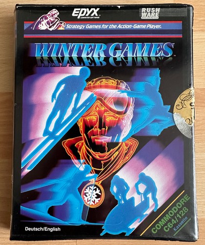 Winter games pour commodore - winter,