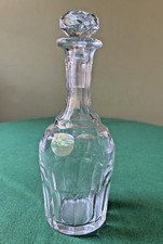 Ancienne petite carafe en cristal taillé Baccarat - H : 17,5 cm (D)