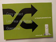 IPOD SHUFFLE LA HASARD PIMENTE LA VIE publicité carte postale 