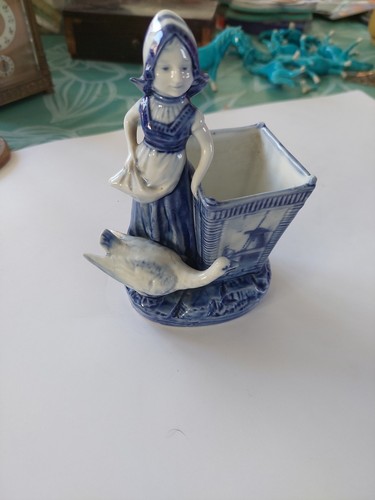 Figurine fermière son - son, oie
