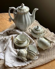 Service à Café Espresso En Porcelaine De Pologne Cmielow