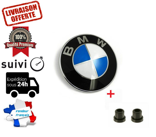 Logo bmw 82mm capot - logo,