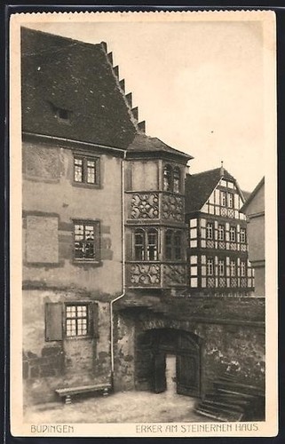 Carte postale büdingen - carte, /