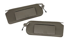 Replacement Sun Visor Set W/LED Lit Mirrors - Shale for 1997-2004 C5 Corvette