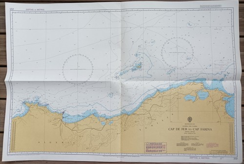 Carte marine algérie tunisie - algÉrie,