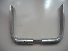 Ancienne paire de poignées de porte en aluminium