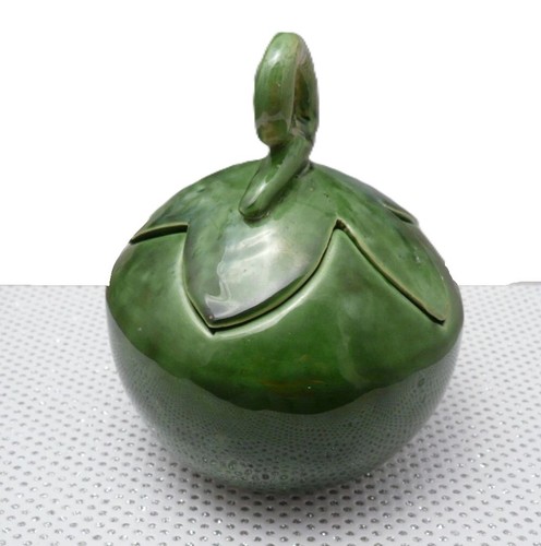 Pot céramique vert - céramique,