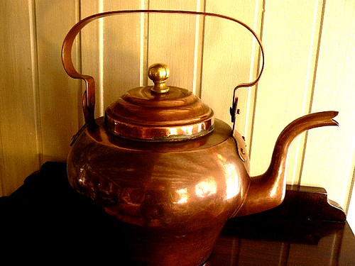 Ancienne bouilloire cuivre - ancienne,