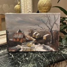 Huile Sur Toile Ancienne