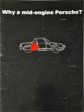 Vintage 1970 Porsche 914 Catalog Dealer Sales Brochure 914/6