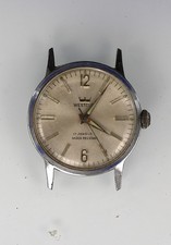 Westclox Montre Hommes Mécanique Vintage 17 Jewels Acier Inoxydable non-Travail