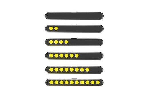 Mini led noir clignotant - noir,