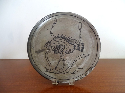 Assiette vallauris felix ceram - assiette,