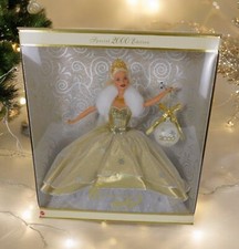 2000 Special Edition Celebration Barbie Doll NIB Gold Gown Holiday Collectible
