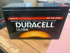DURACELL 12V 7AH AGM DURACELL BATTERY # DURA12-7F