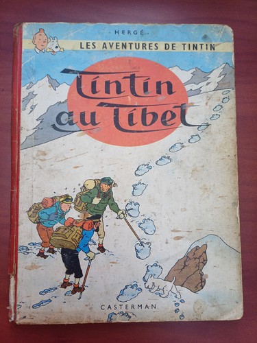 Tintin tibet 4ème plat - tintin,
