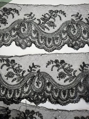 Dentelle ancienne volants en - ancienne, -volants
