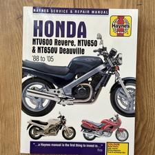 Haynes Honda NTV600 NTV650 Service Repair Manual 1988–2005 Motorcycle Book