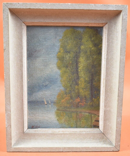 Peinture huile sur - l'huile, bois