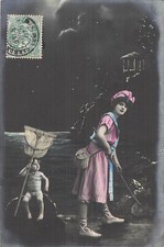 CP WOMAN BAG LITTLE GIRL FISHING NET - 47296