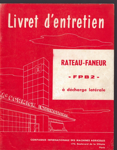 Rateau faneur fpb2 - rateau-faneur,