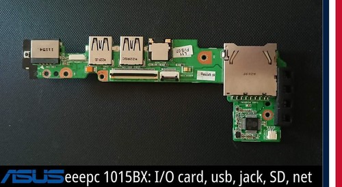 Asus eeepc 1015bx o - -, i/o