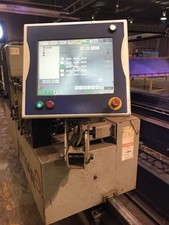 8' X 42' Messer Edgemaster Dual Head Plasma Cutting System , Burn Table 