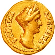 Sabine, Aureus, 133-135, Rome