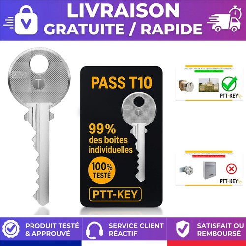 Ptt key clé - clé, t10