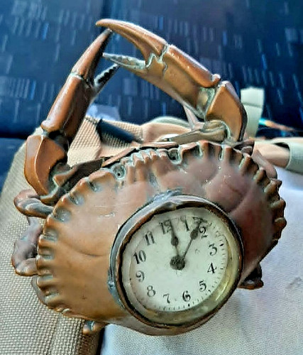 Ancien réveil crabe - ancien,