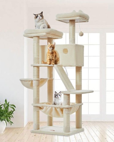 Chat arbre gratter tour - chat,