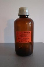 MERCK Oxygene Pharmacy or Apothecary Glass Empty Bottle or Bottle (9)
