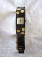 Guess montre femme noire polka