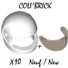 Lego 2446 + 2447 - 10x Casques