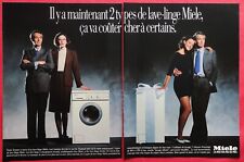 Press Advertising: 2 Types of Laundry MIELE 1987