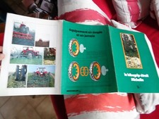 Old Michelin Bibagrip Agricultural Tractor Agrarian Tire Catalogue Leaflet 