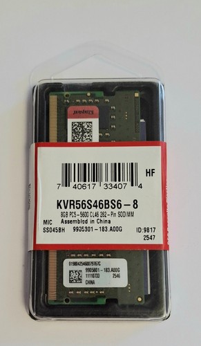 Kingston barrette ram sodimm - kingston,